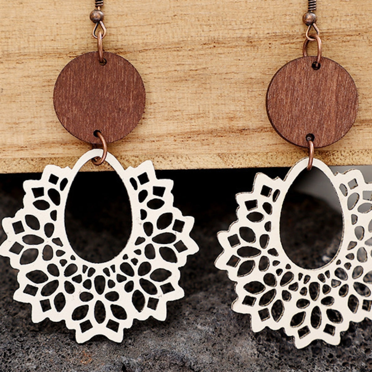 Cutout Dangle Earrings