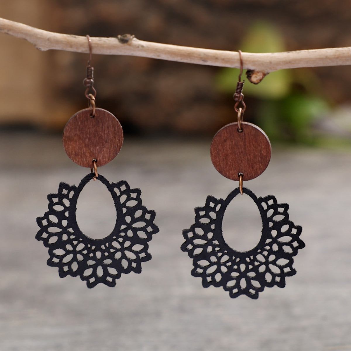 Cutout Dangle Earrings