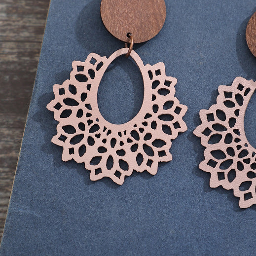 Cutout Dangle Earrings