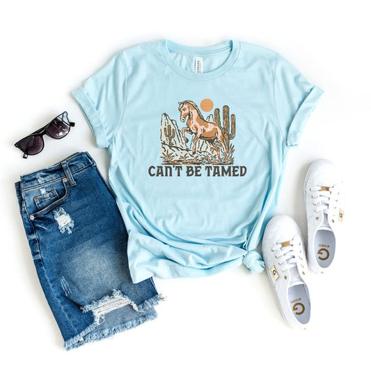 Can't Be Tamed Horse Short Sleeve Tee