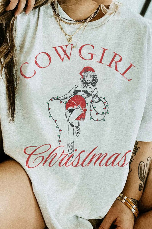 A little bit of Cowgirl Christmas Tee