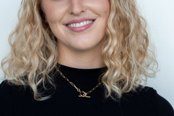 Luxe Gold Paperclip Chain - 16IN