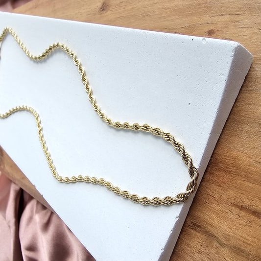 Luxe Gold Rope Chain - 18in