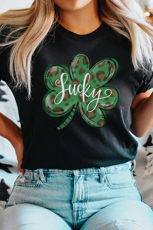 St Patrick's Day Lucky AF Graphic Tee
