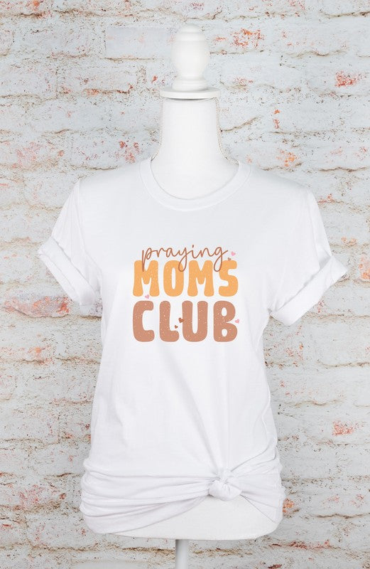 Colorful Praying Moms Club Boutique Tee