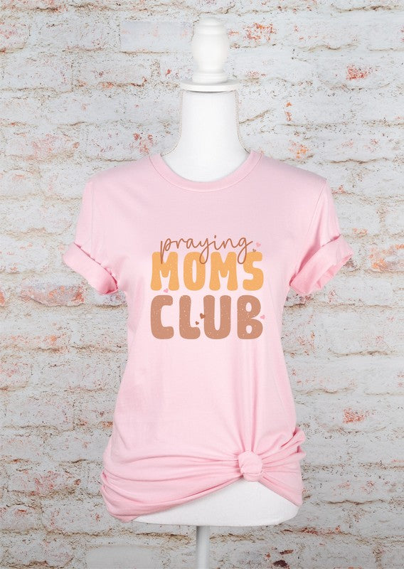 Colorful Praying Moms Club Boutique Tee