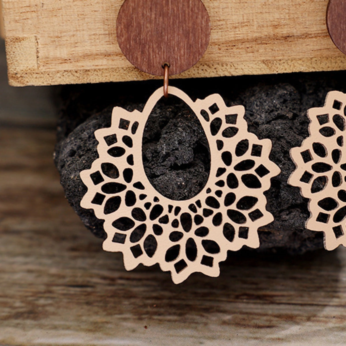 Cutout Dangle Earrings