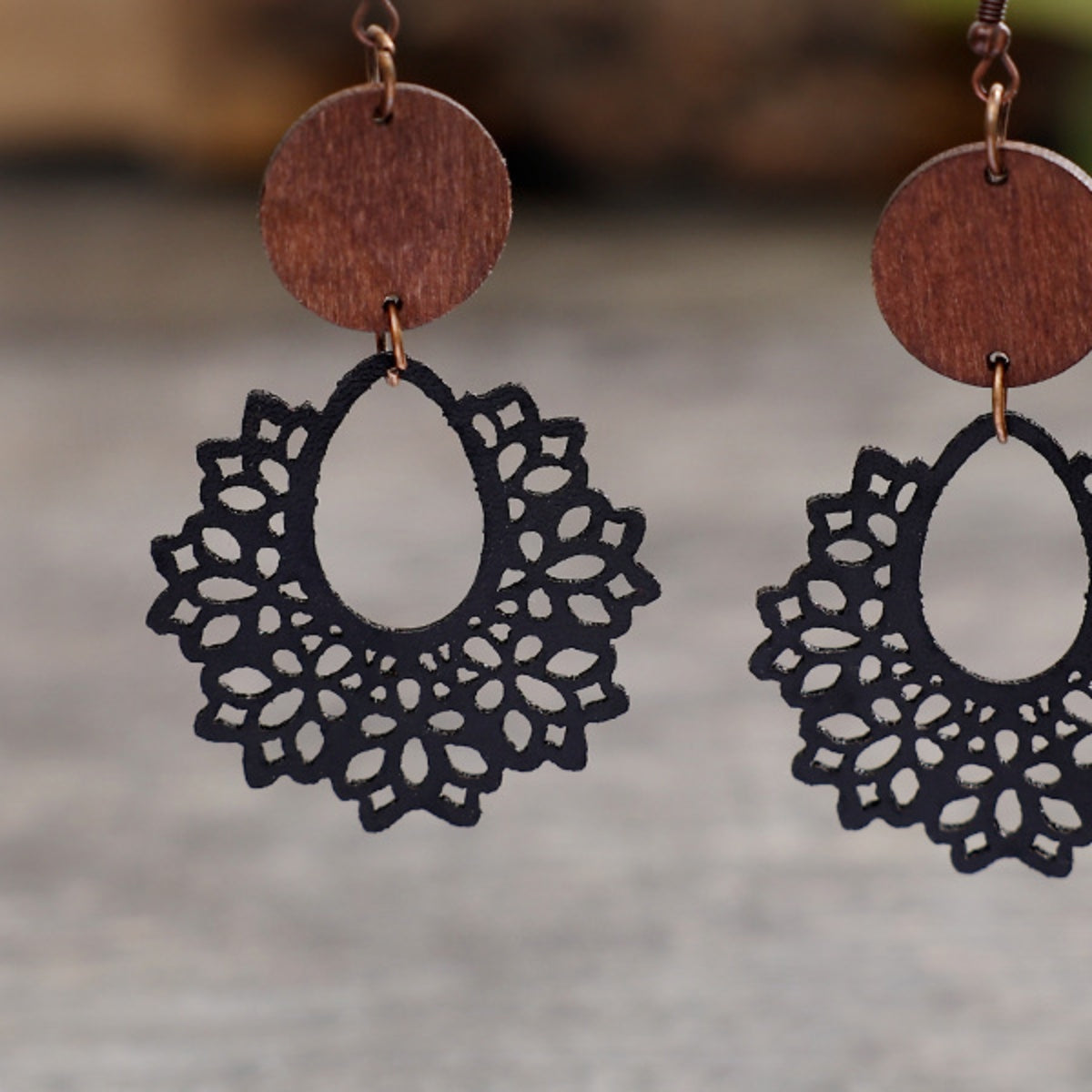 Cutout Dangle Earrings