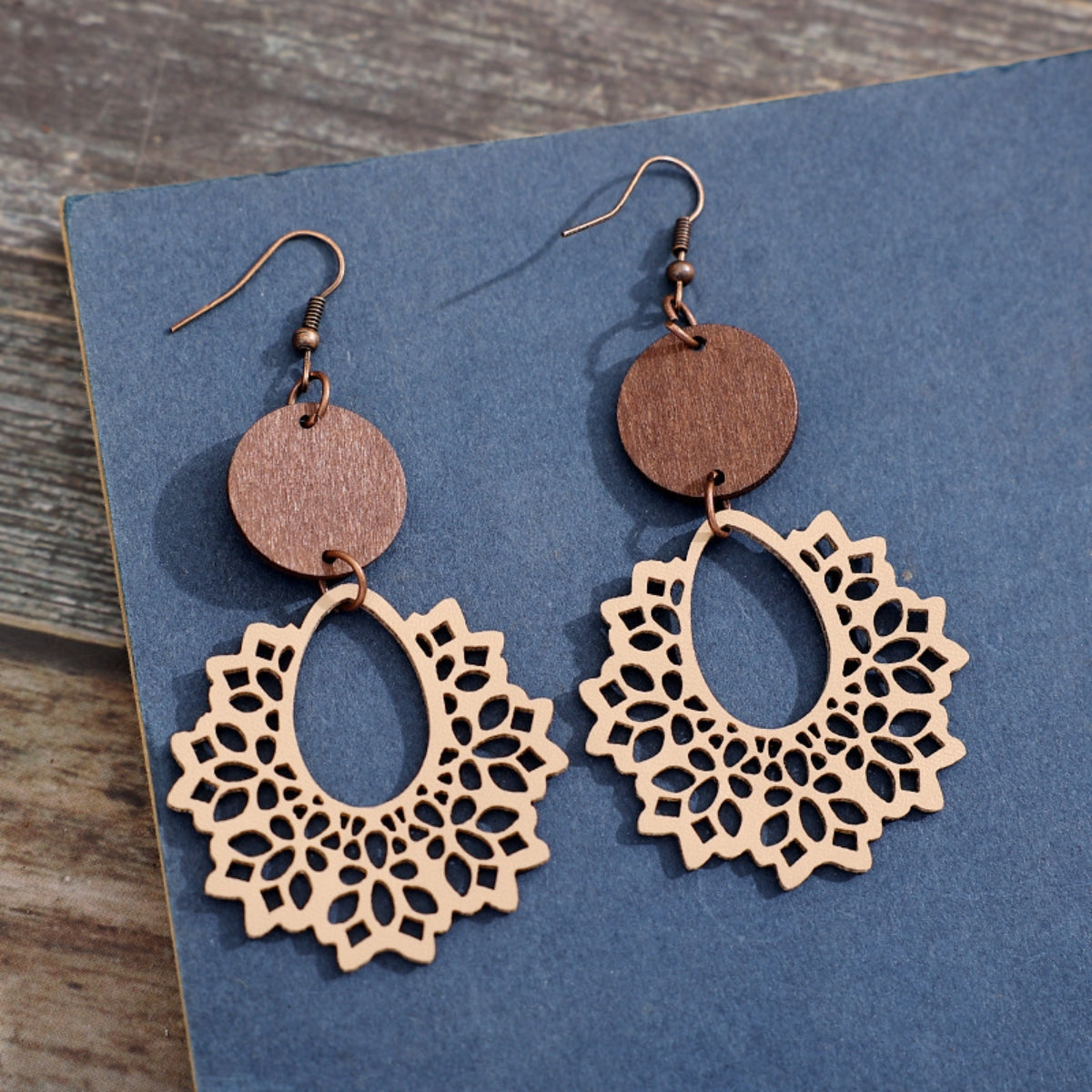 Cutout Dangle Earrings