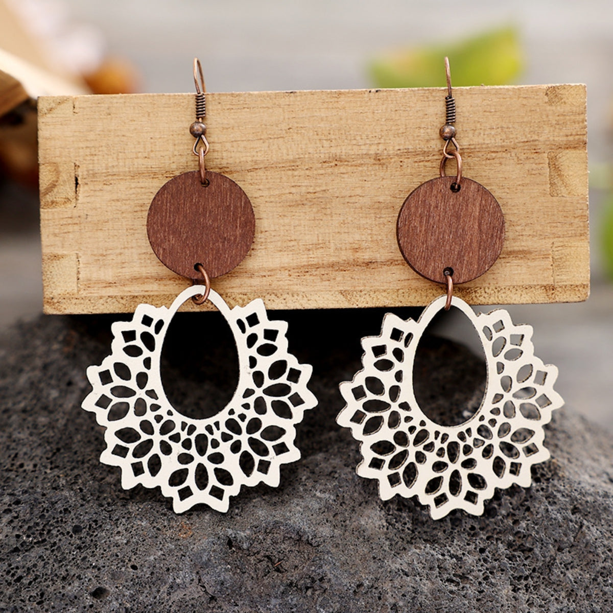 Cutout Dangle Earrings