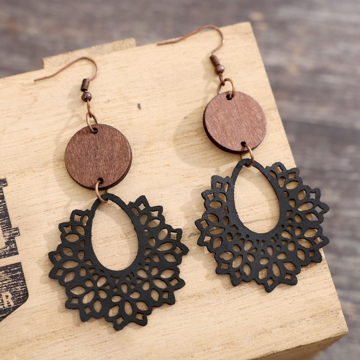 Cutout Dangle Earrings