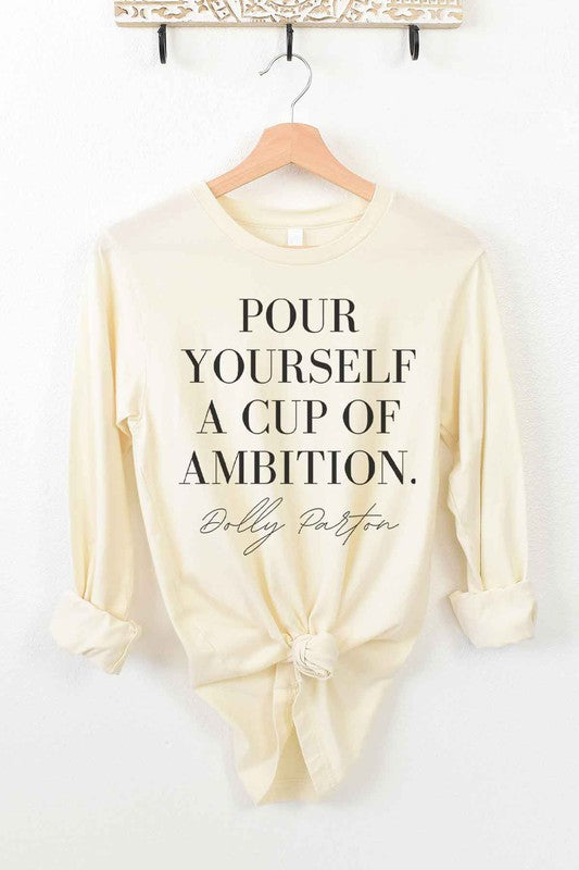 CUP OF AMBITION DOLLY LONG SLEEVE TEE